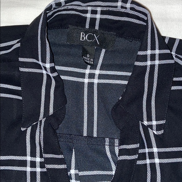 BCX Sheer Striped Button Down - Picture 2 of 3